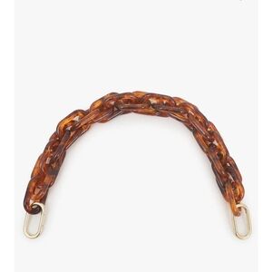 Clare V Shortie Strap in Tortoise Acrylic-Brand New